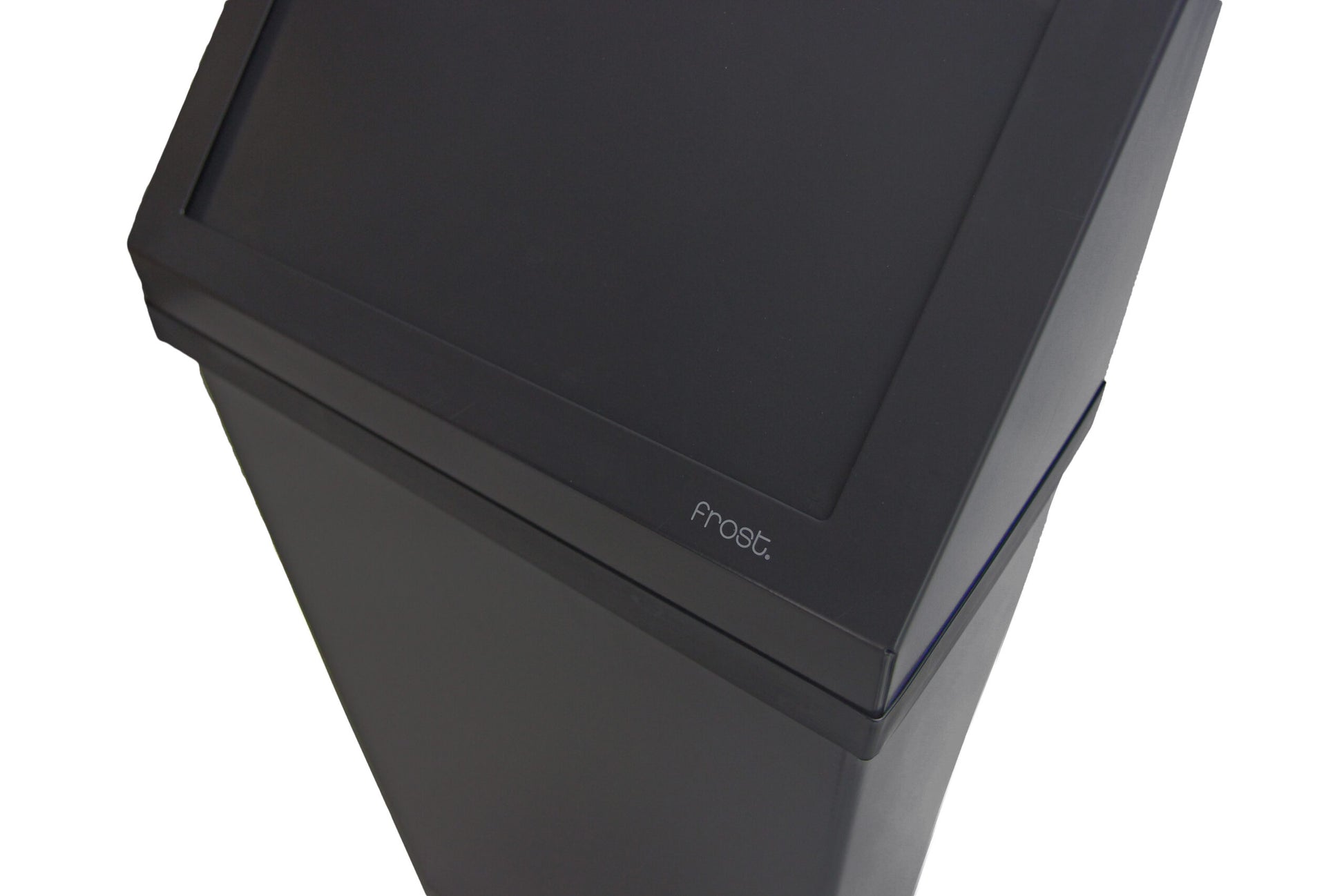 Frost Black Waste Receptacle Close View