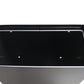 Frost Black Waste Receptacle Open View