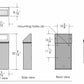 Frost Black Waste Receptacle Plans View