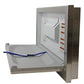 F-1124-S - Table à langer Frost en acier inoxydable horizontal de surface