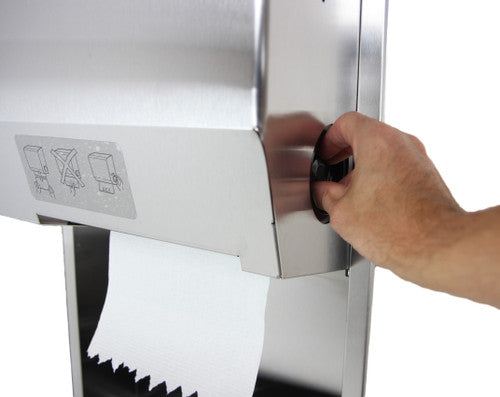 Frost F-422-60A - Recessed Touch Free Paper Towel Dispenser/Waste Receptacle