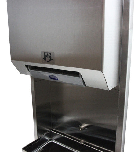 Frost F-422-70A - Recessed Hands Free Combination Paper Towel/Waste Receptacle