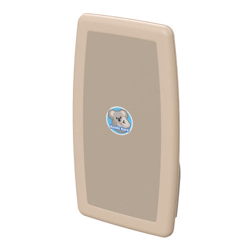 Koala Kare Vertical Surface Mounted Beige Baby Change Station