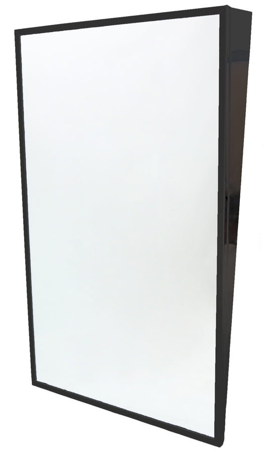 Frost Black Fixed Tilt Mirror