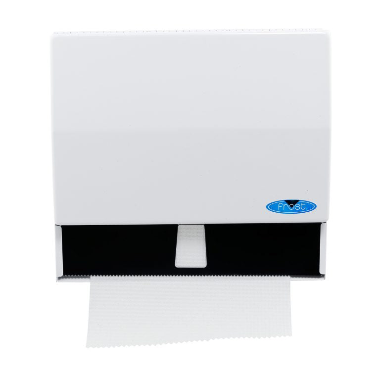 Paper towel dispenser Frost white front