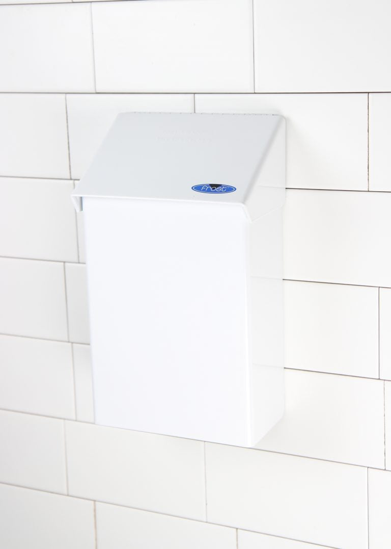 Sanitary napkin disposal Frost white wall