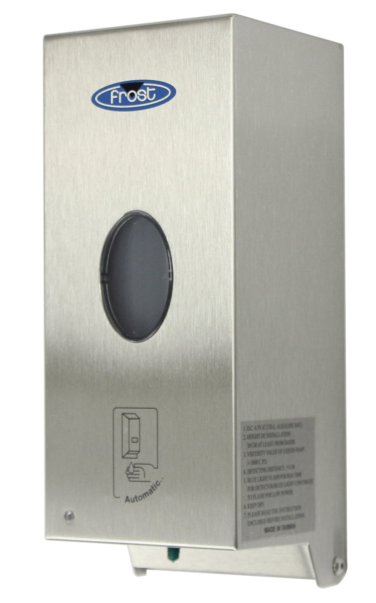 Frost 708A Wall Mount Liquid Soap Dispenser - Stainless - Keller-Heartt Frost 708A Wall Mount Liquid Soap Dispenser - Stainless - Keller-Heartt