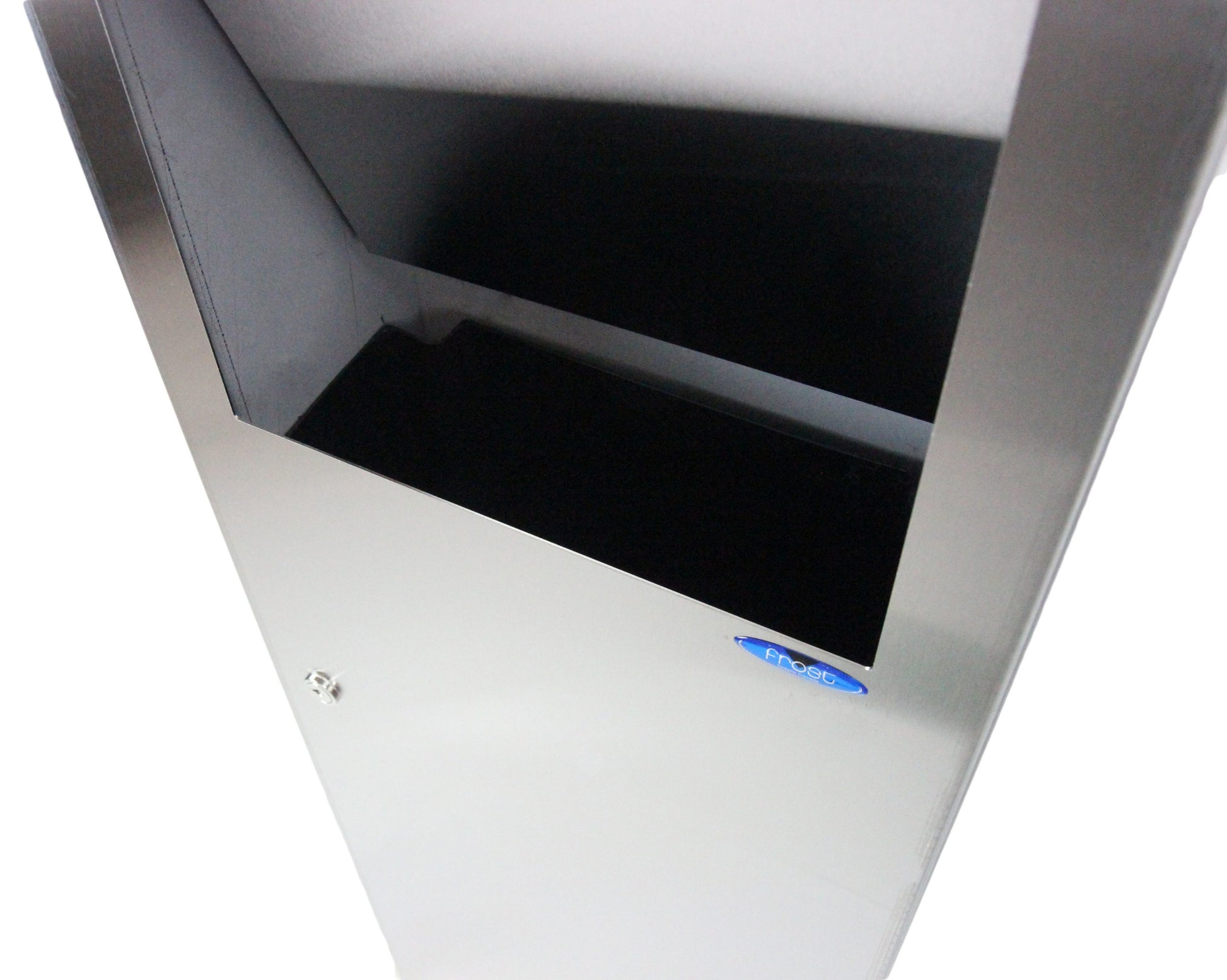 Frost Stainless Steel Waste Receptacle Close View