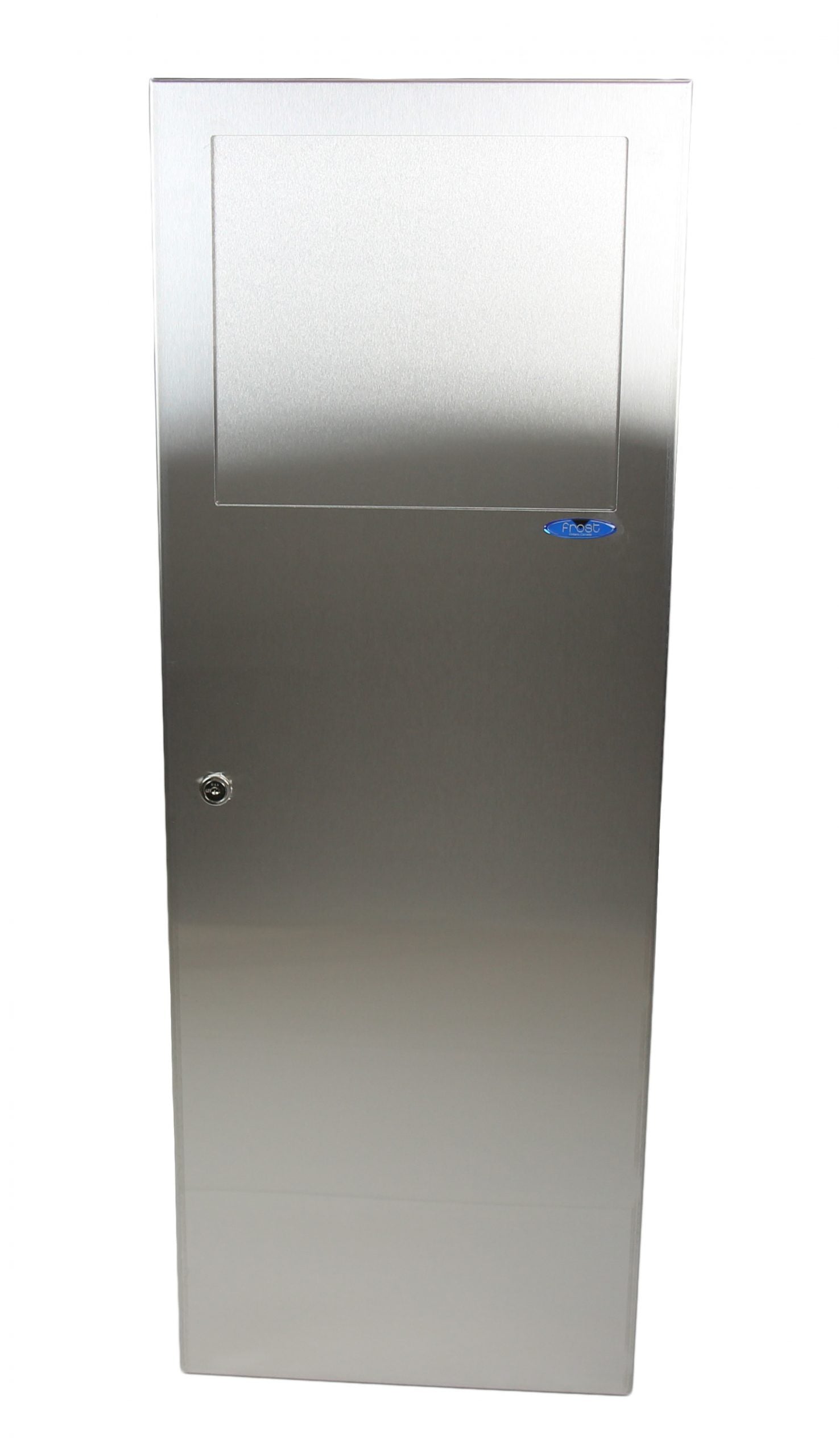 Frost Stainless Steel Waste Receptacle Front View