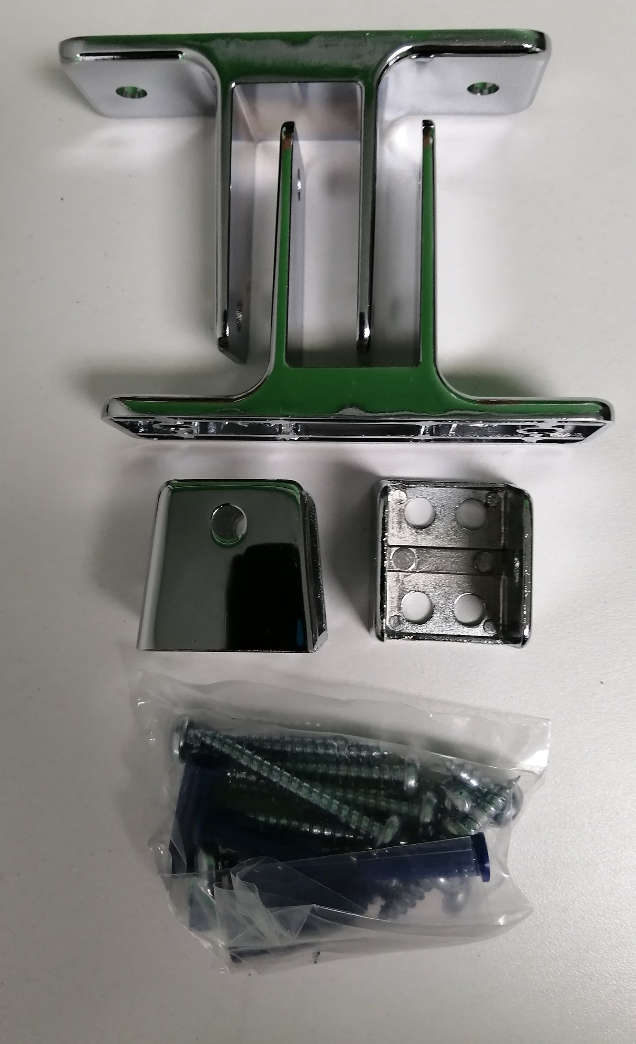 Toilet partition hardware Hadrian panel kit