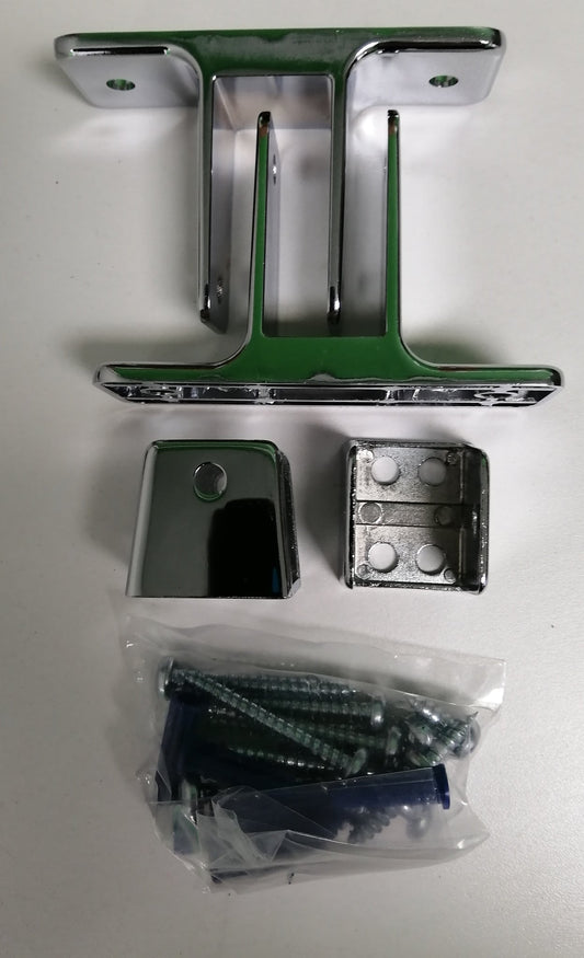 Toilet partition hardware Hadrian panel kit