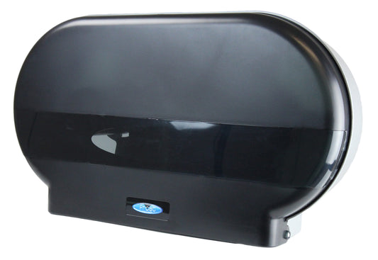 Toilet tissue dispenser Frost black double