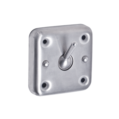 200-123 - Crochet à vêtements anti-pendaison fixé à l'avant EAD pour cloison de toilette