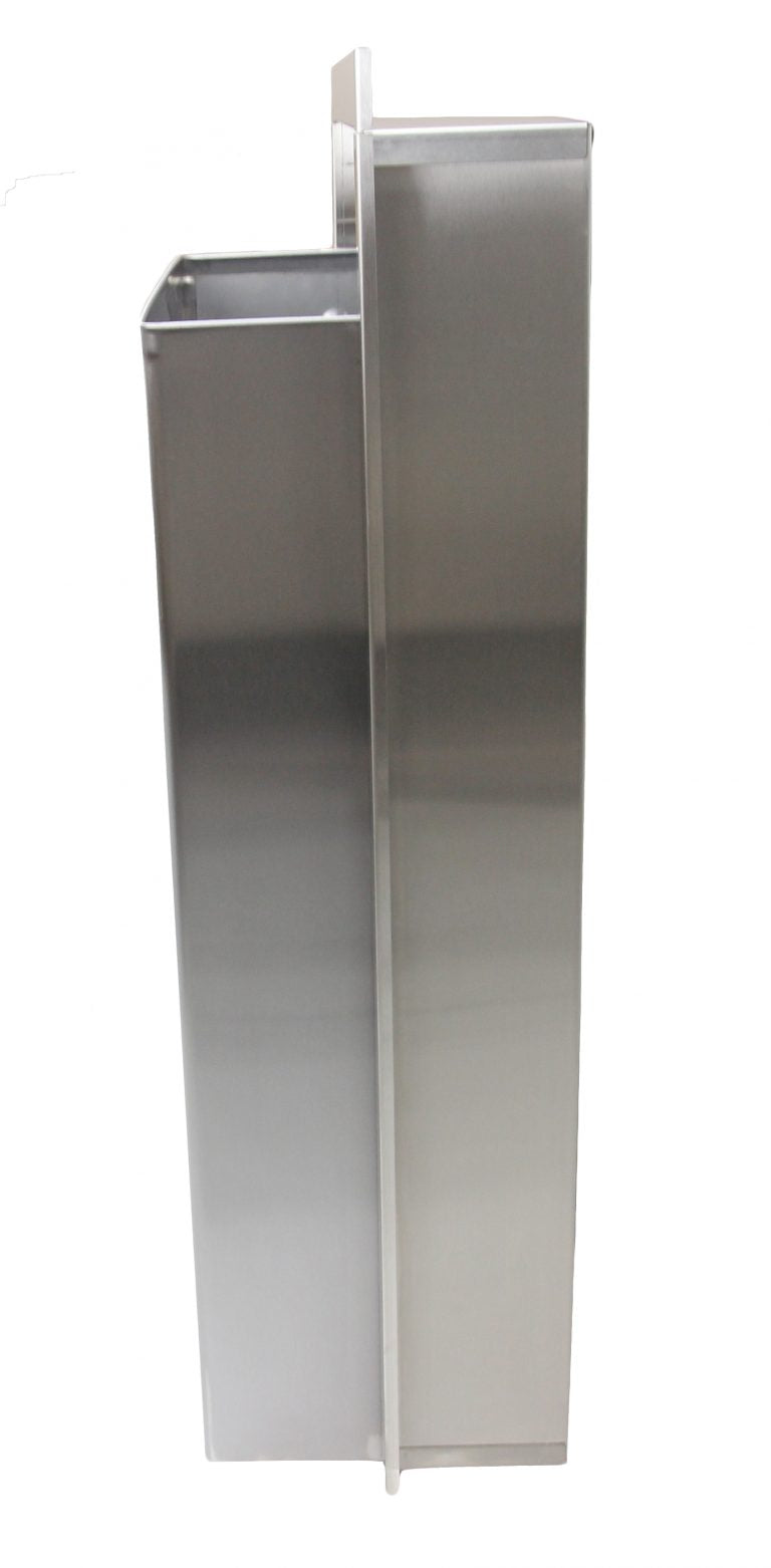Waste receptacle Frost semi recessed side