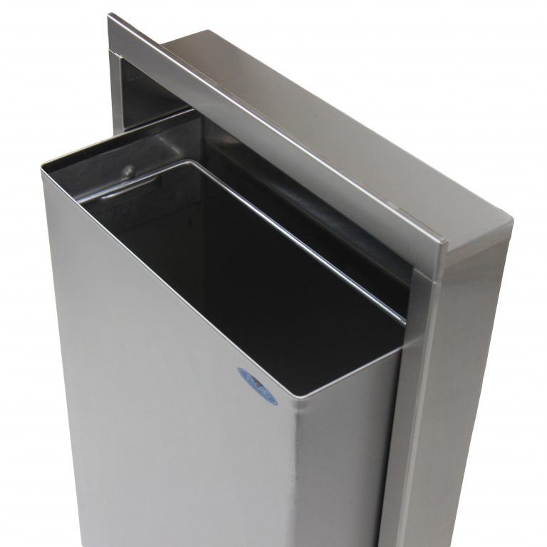 Waste receptacle Frost semi recessed top