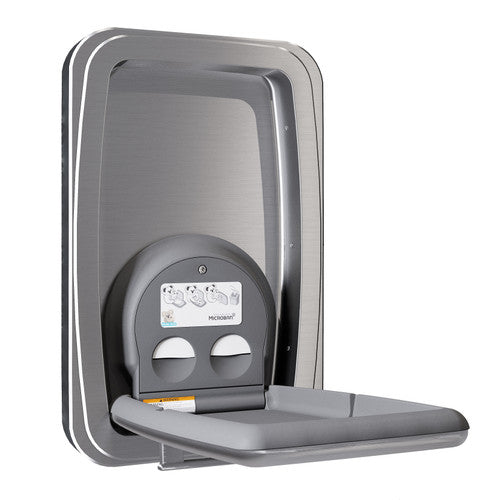 KB311-SSRE - Table à langer verticale encastrée Koala Kare en acier inoxydable