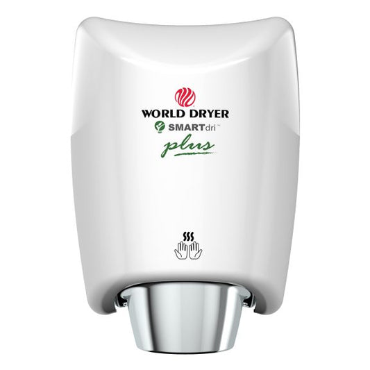 Séchoir à mains automatique blanc de la collection World Dryer