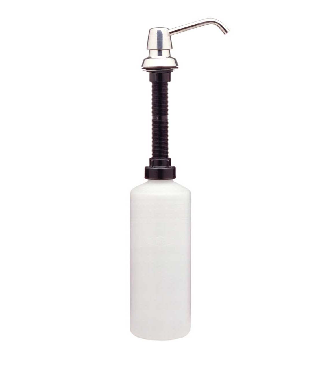 B-822 - Distributeur de savon manuel liquide de comptoir de 34oz (1L) avec remplissage par le haut et bec verseur de 4" de Bobrick